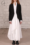 marc le bihan tie trim jacket 2250 E23 black